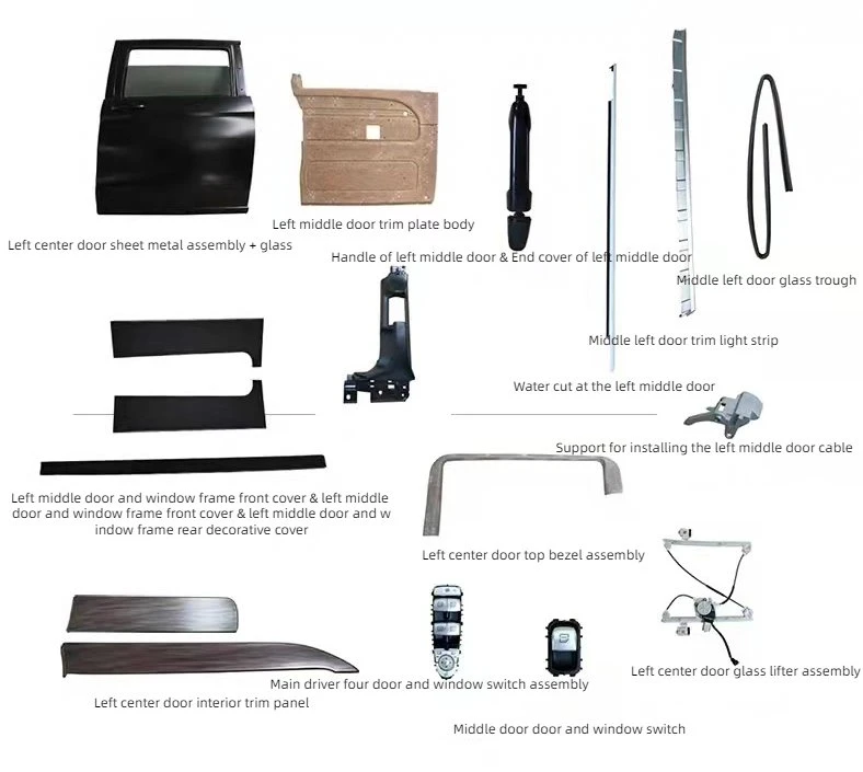 Mercedes-Benz Vito interior modification - part list of product configuration Mercedes-Benz Vito interior modification - part list of product configuration