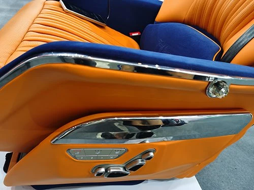 Seat with multifunction button