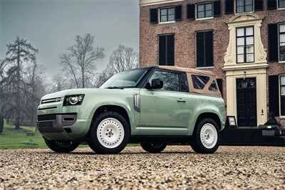 Modificeret Land Rover Defender Cabriolet