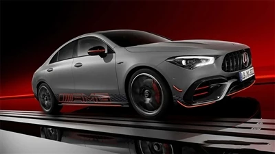 2024 Mercedes-Benz AMG CLA45S interiør og eksteriør